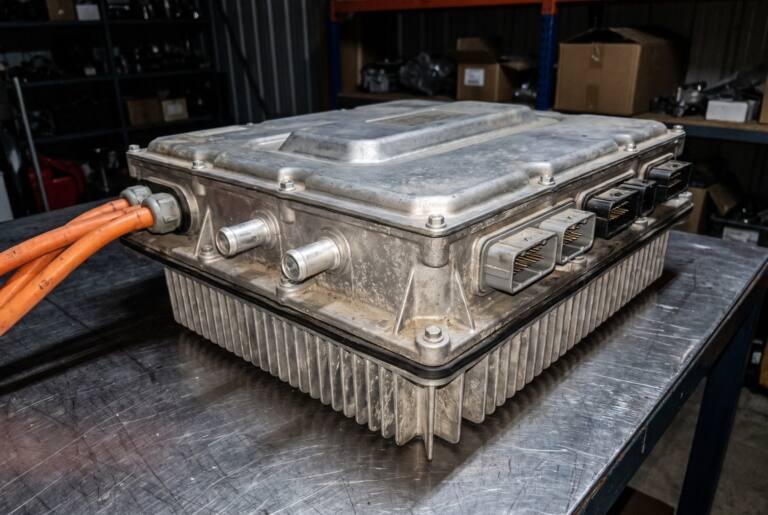 Toyota hybrid inverter and DC-DC converter assembly